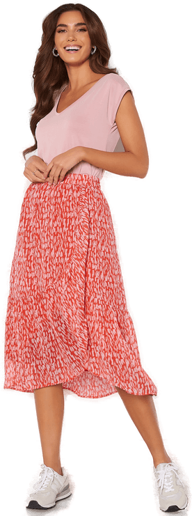 Pieces Rio Midi Skirt