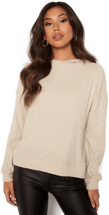 Vero Moda Tia Rib L/S Hoodie