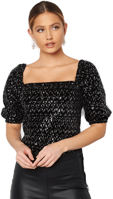 Vero Moda Carolina 3/4 Crop Off Shoulder