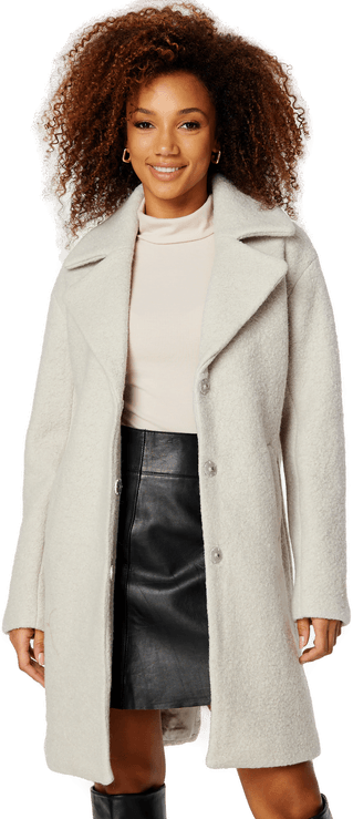 Yas Tera Wool Mix Coat