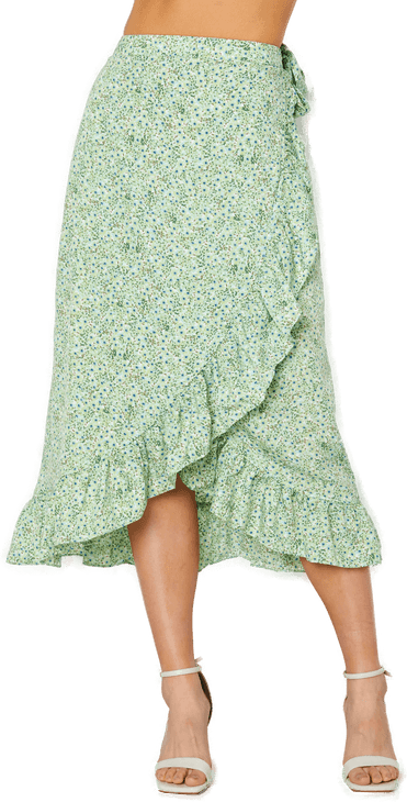 Vero Moda Henna Wrap Skirt