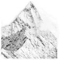 Malerifabrikken Poster Mountain Top White