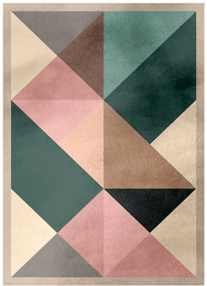 Malerifabrikken Poster Triangle 2 Flerfarget