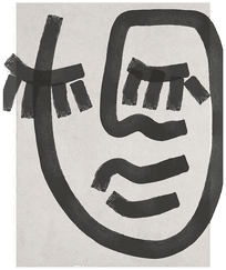 Malerifabrikken Poster Lignes Grasses 1 Beige