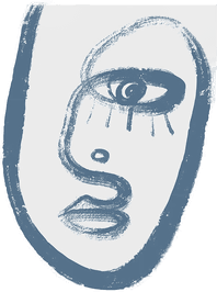 Malerifabrikken Poster Lignes grasses 2 Beige