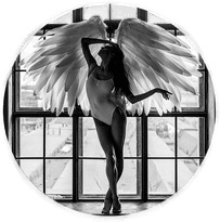 Malerifabrikken Bilde Angel Dream 2 Svart