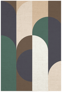 Malerifabrikken Weave 2 Flerfarget Poster