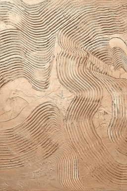 Malerifabrikken Maleri Metallic Brown 90x120 cm