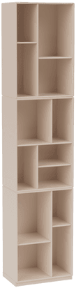 Montana Loom Slim Bookcase 168-Clay