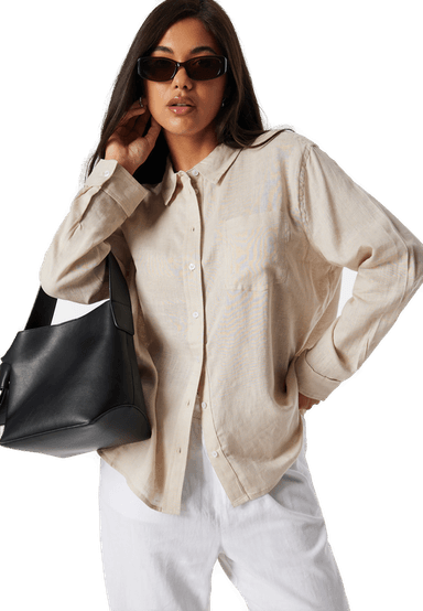 Only Tokyo Linen Blend Shirt