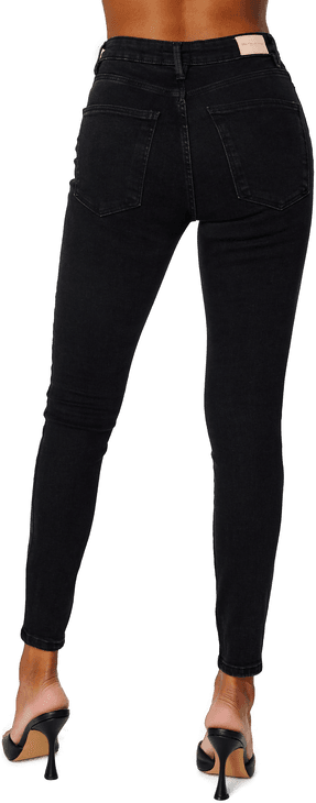 Only Iconic HW Long Ankle Denim