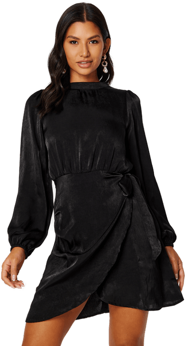 Only Mille L/S Wrap Dress
