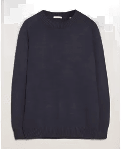 Knowledgecotton Apparel Plain Knitted Crewneck