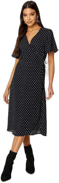 Vila Ninna S/S Wrap Midi Dress