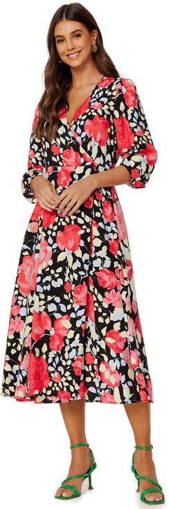 Object Collectors Item Limone L/S Midi Dress