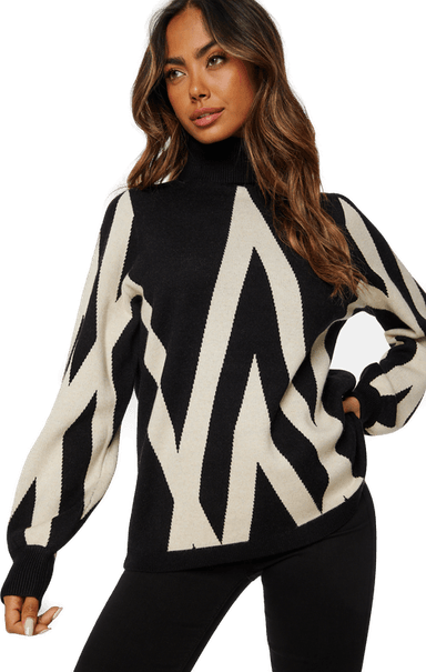 Object Collectors Item Ray L/S Knit Rollneck Pullover