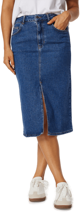 Object Collectors Item Objellen Midi Denim Skirt