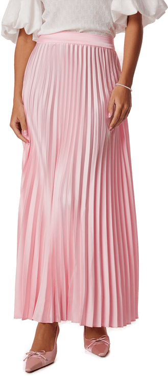 Vila Viplaza Plisse Long Skirt