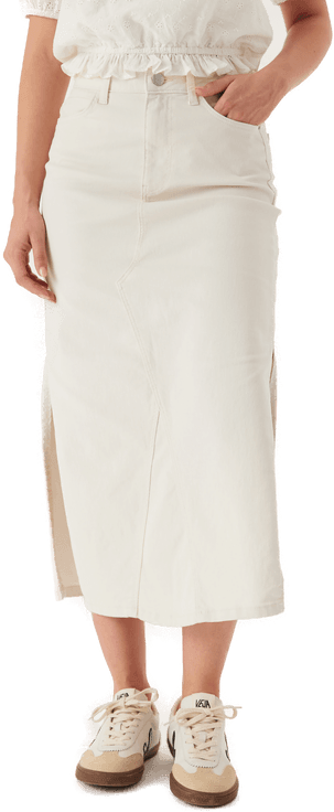 Vila Vinus Hw Midi Denim Skirt