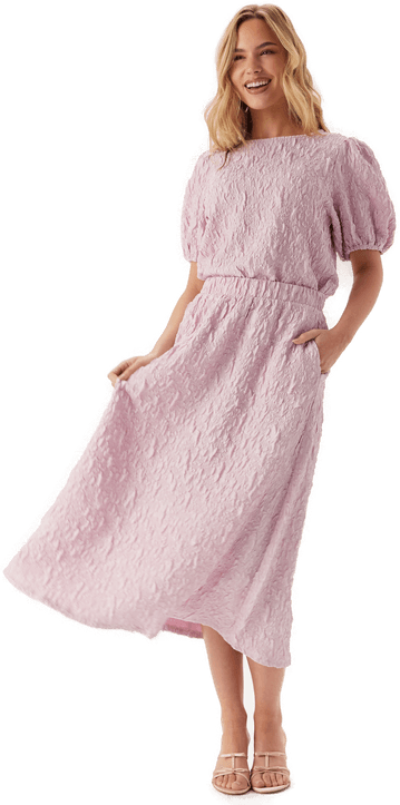 Vila Visophia Hw Volume Midi Skirt