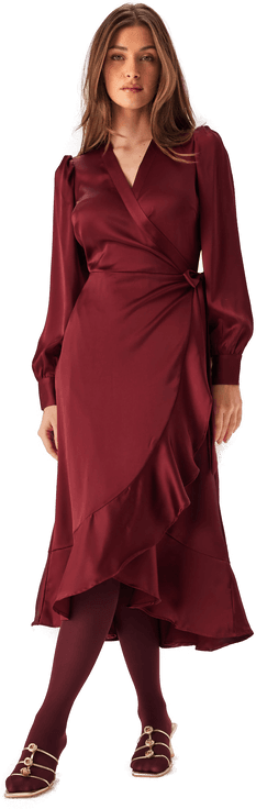 Object Collectors Item Objsateen Wrap Dress