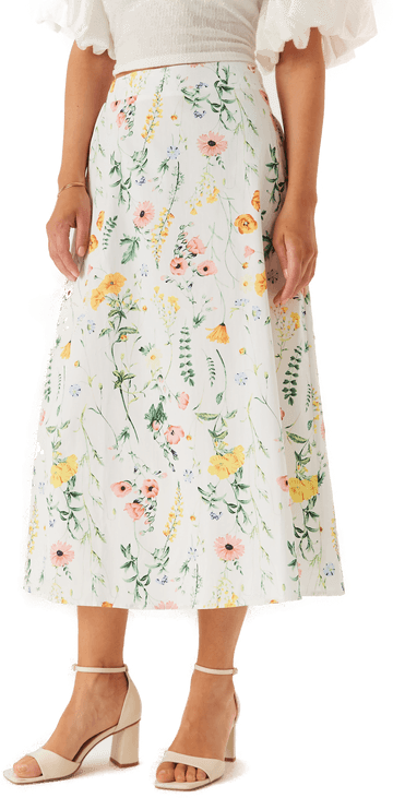 Vila Vicapro Hw Midi Skirt