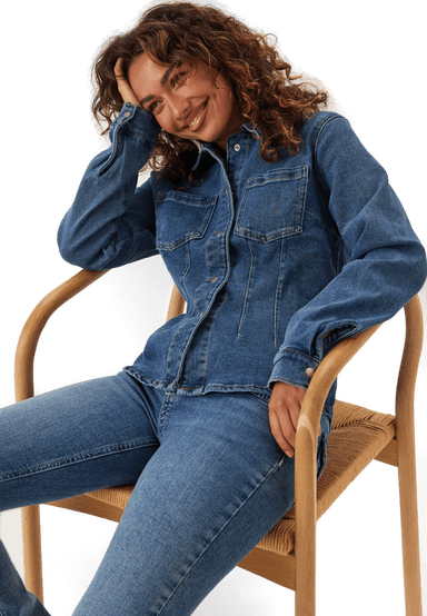 Vila L/S Denim Shirt