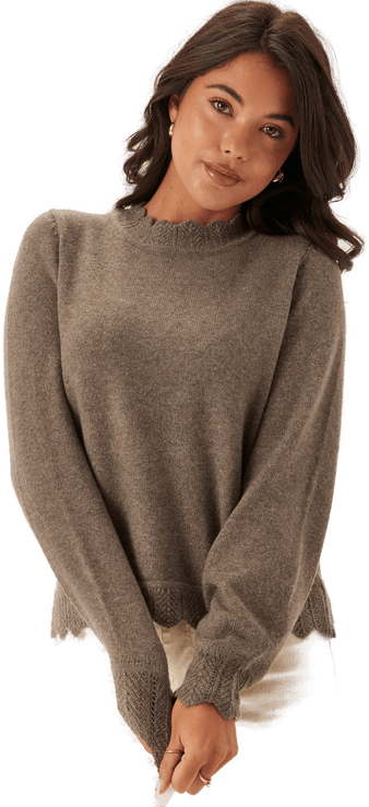Vila Vinikolina O-neck L/S Knit Top