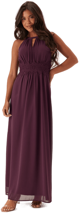 Vila Vimilina Halterneck Maxi Dress