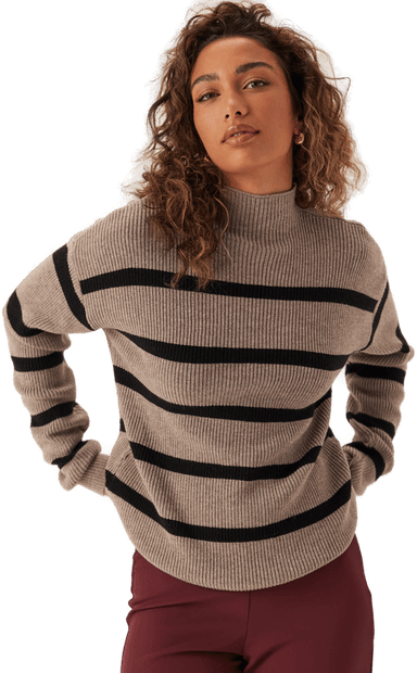 Vila Viril Mockneck L/S Knit Top