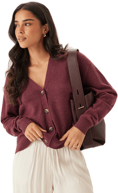 Vila Viril V-neck Knit Cardigan