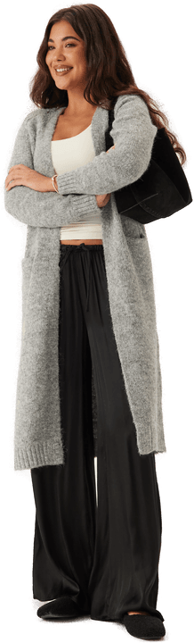 Object Collectors Item Objmilu Ls Lo Long Knit Cardig