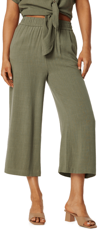 Pieces Pcvinsty HW Linen Culotte