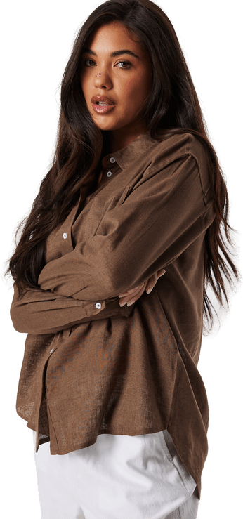 Only Tokyo Linen Blend Shirt