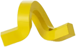 Normann Copenhagen Crooked Lysestake One Gul