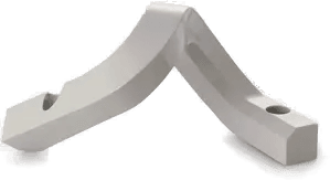 Normann Copenhagen Crooked Lysestake Two Varm Grå