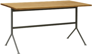 Normann Copenhagen Kip Desk Grey Steel Oak