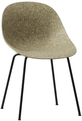 Normann Copenhagen Mat Chair Black Steel