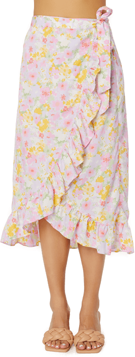 Vero Moda Emma Henna Wrap Skirt