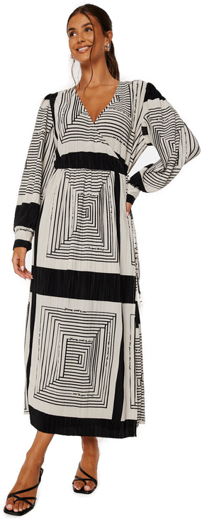 Object Collectors Item Tobina L/S Wrap Dress