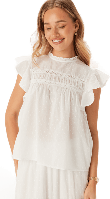 Vero Moda Vmtrine Sl Lace Top