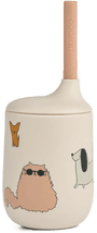 Liewood Ellis sippy cup 23 cl Cats and Dogs