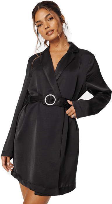 Only Marta LS Short Satin Dress