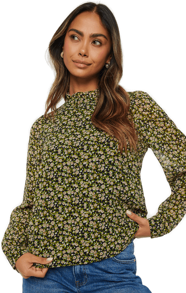 Vero Moda Holly Vica LS Frill Top