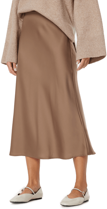 Yas Pella High Waist Midi Skirt