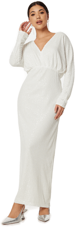Vila Vimaia V-Neck Maxi Dress