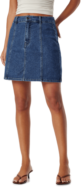 Object Collectors Item Objcarol Denim Skjørt