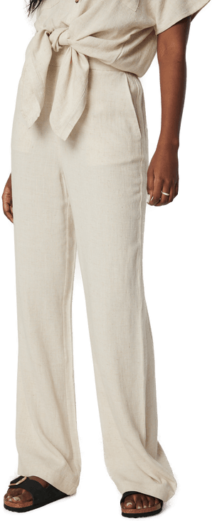 Pieces Pcvinsty HW Linen Pant