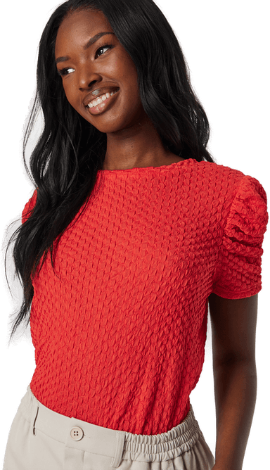 Vila Vianine Puff Sleeve Top