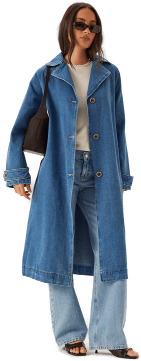 Only Onlmalou Belted Trench